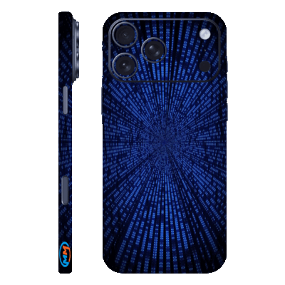 Blue-Binary-Code-Matrix-Tunnel