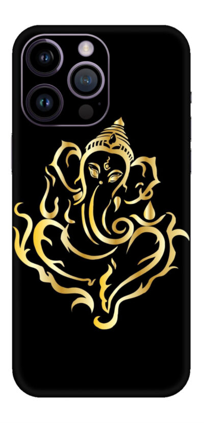 shree ganesh gold Mobile Skin