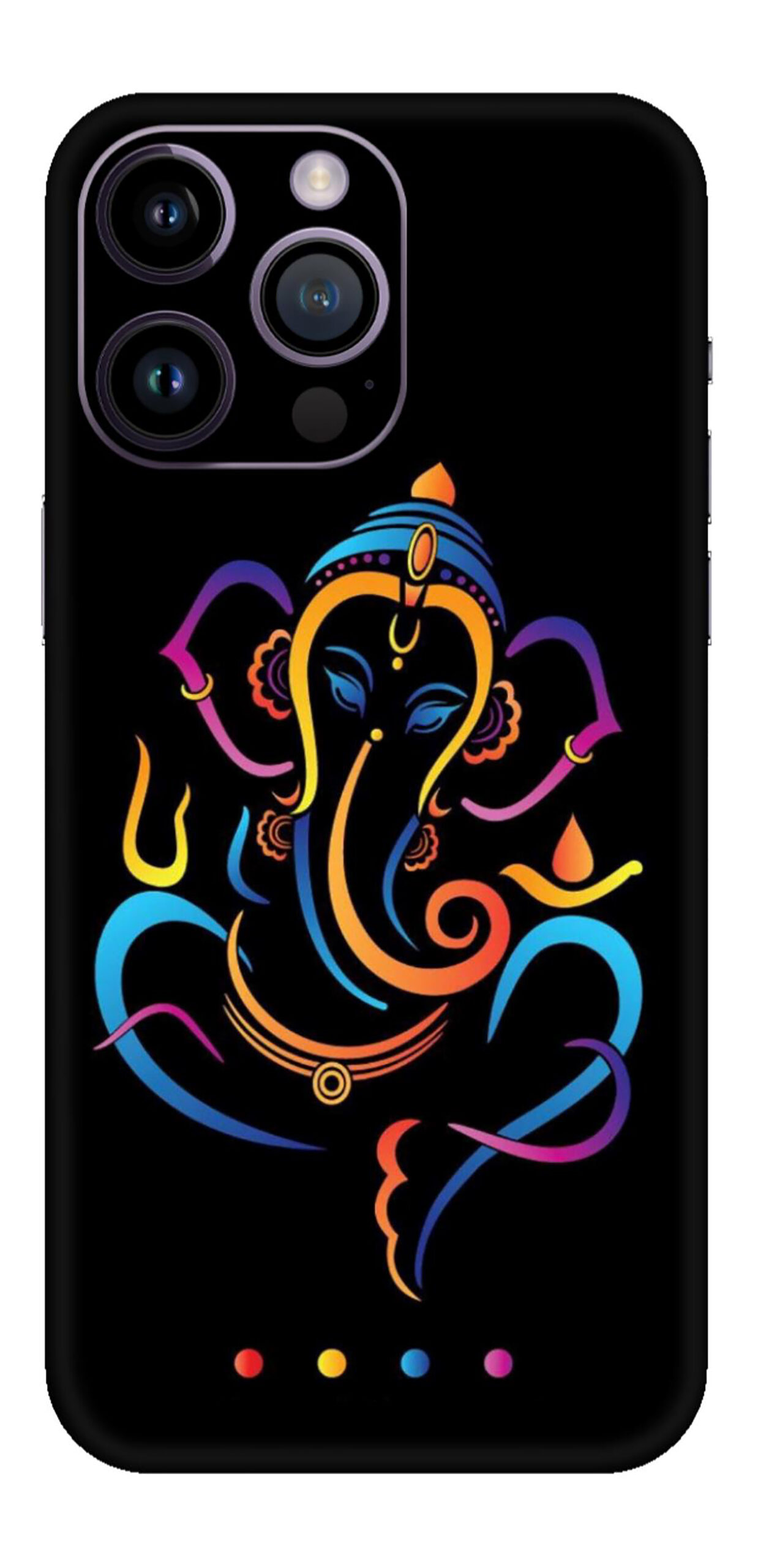 shree ganesh multi colour Mobiles Skin