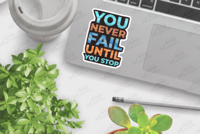 Alternative view of you never fail until stop