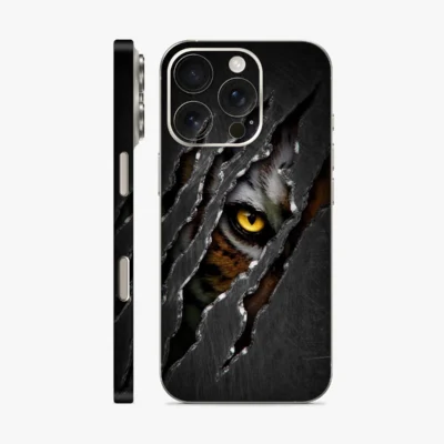 Alternative view of lion eye